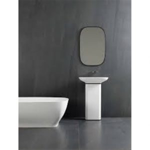 Lavabo Pure con Top con pedestal Krion