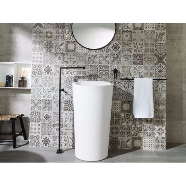 lavabo de pie almond krion