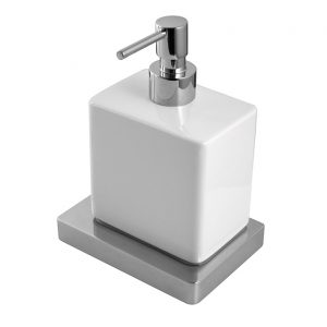 Dosificador a pared Lounge cromo Noken