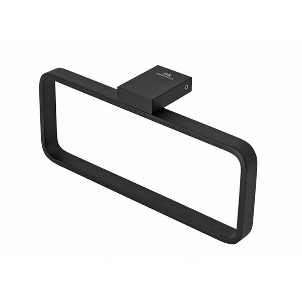 Toallero anilla lavabo Urban C negro Noken