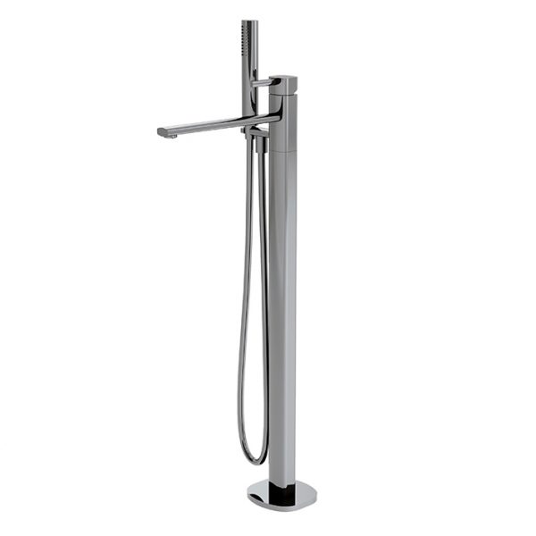 Monomando baño-ducha instalación a pavimento NK Concept cromo Noken