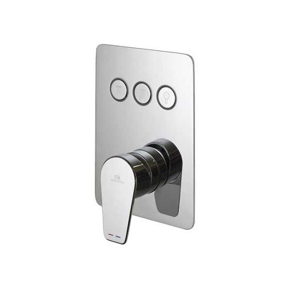 Monomando encastre baño-ducha 3 salidas Touch & Feel cromo Noken