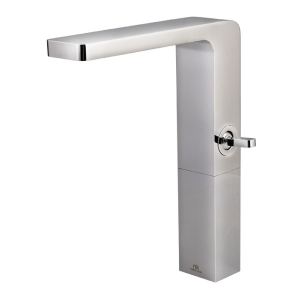 Monomando lavabo caño alto Lounge titanio Noken