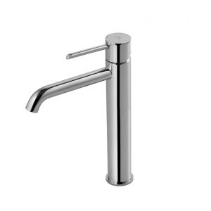 Monomando lavabo caño alto Round cromo Noken