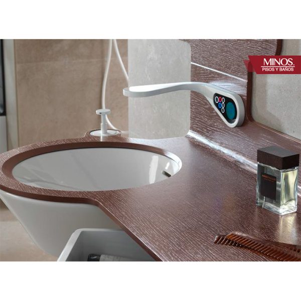 Monomando Lavabo Mood Blanco Noken - Image 2