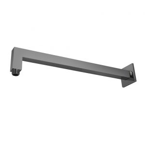 Brazo Rociador Square de 40cm a pared titanio Noken