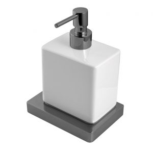 Dosificador a pared Lounge titanio Noken