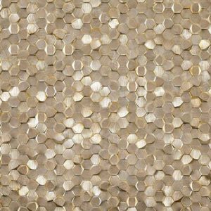 Gravity Aluminium 3D Hexagon Gold