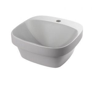 Lavabo 42 cm encastre sin rebosadero Arquitect Porcelanosa