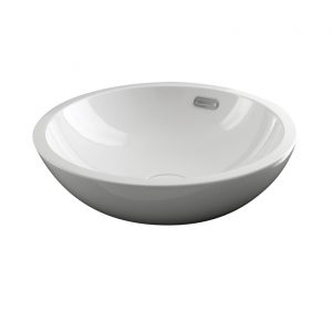 Lavabo Ø42 cm. apoyo con rebosadero Forma Rondo Noken